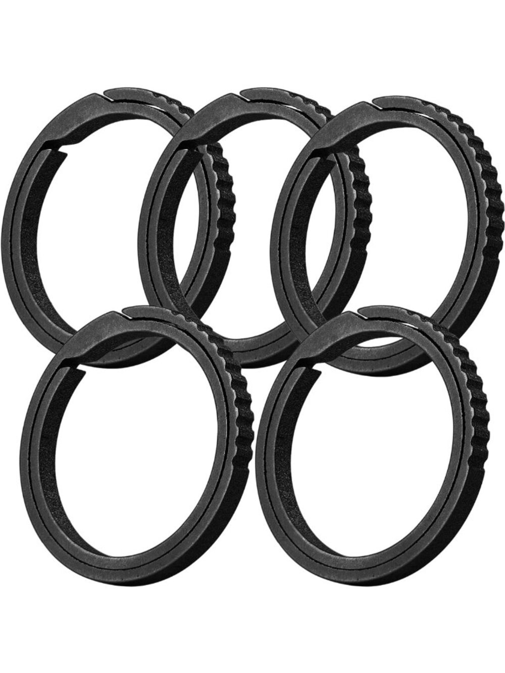 Durable Titanium Keychain Rings | Versatile Carabiner & Dog Tag Key Chain
